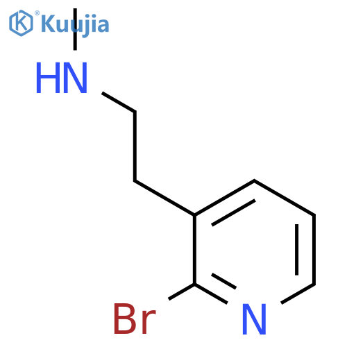 2-(2-bromopyridin-3-yl)ethyl(methyl)amine structure