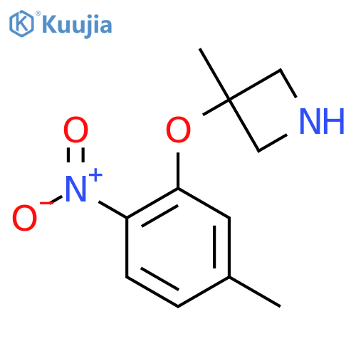 3-methyl-3-(5-methyl-2-nitrophenoxy)azetidine structure