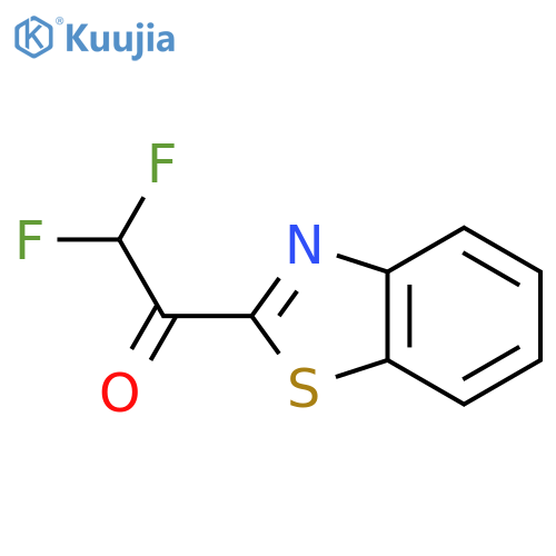 1-(1,3-benzothiazol-2-yl)-2,2-difluoroethan-1-one structure