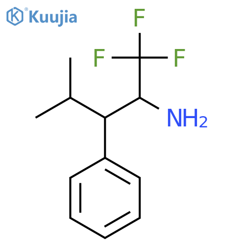 1,1,1-trifluoro-4-methyl-3-phenylpentan-2-amine structure
