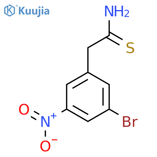 2-(3-Bromo-5-nitrophenyl)ethanethioamide structure