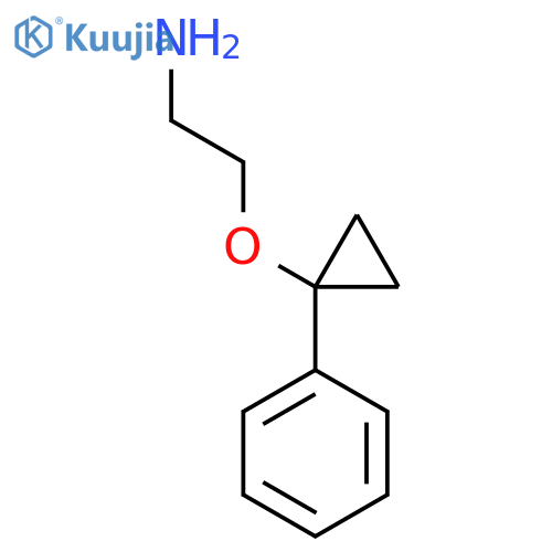 2-(1-phenylcyclopropoxy)ethan-1-amine structure