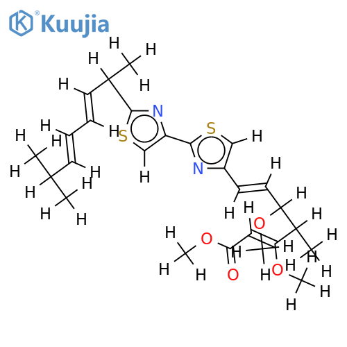 (+)-myxothiazol Z structure