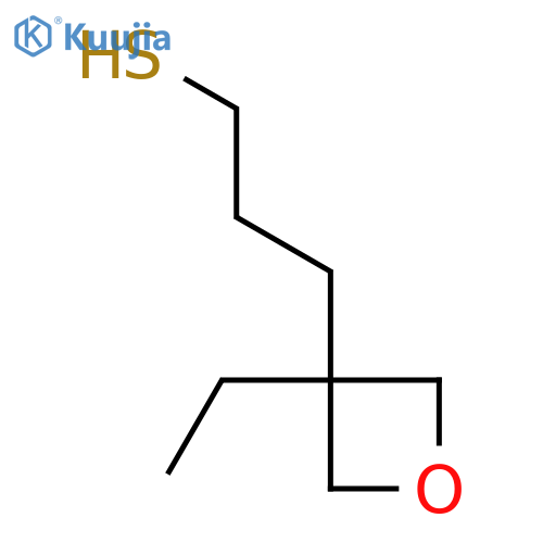3-(3-ethyloxetan-3-yl)propane-1-thiol structure