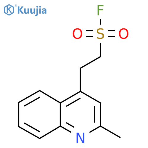 2-(2-methylquinolin-4-yl)ethane-1-sulfonyl fluoride structure