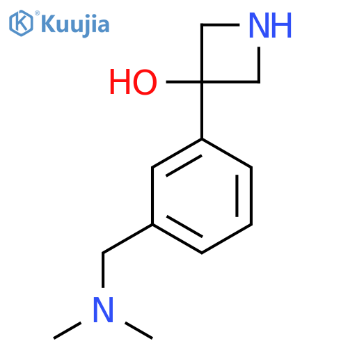 3-{3-(dimethylamino)methylphenyl}azetidin-3-ol structure