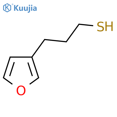 3-(furan-3-yl)propane-1-thiol structure