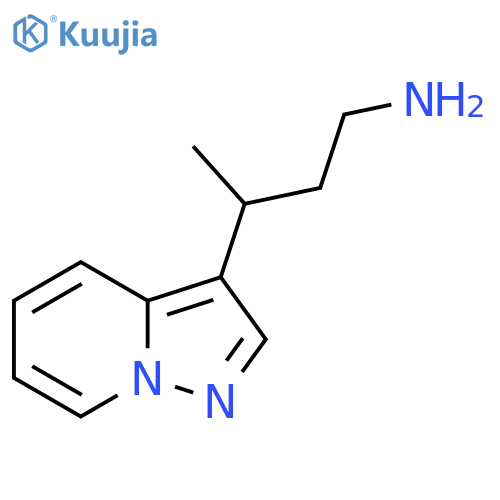 3-{pyrazolo1,5-apyridin-3-yl}butan-1-amine structure