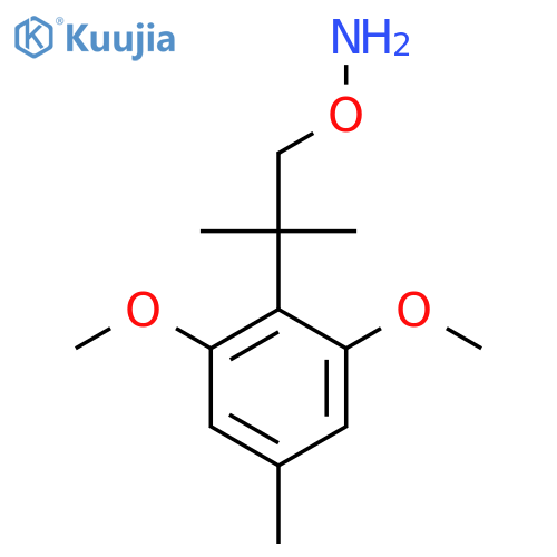 O-2-(2,6-dimethoxy-4-methylphenyl)-2-methylpropylhydroxylamine structure