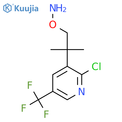 O-{2-[2-chloro-5-(trifluoromethyl)pyridin-3-yl]-2-methylpropyl}hydroxylamine structure