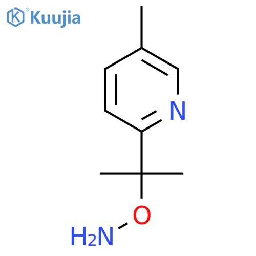 O-2-(5-methylpyridin-2-yl)propan-2-ylhydroxylamine structure