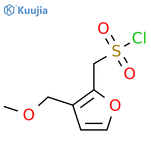 3-(methoxymethyl)furan-2-ylmethanesulfonyl chloride structure