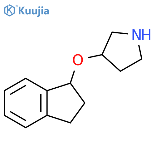 3-(2,3-dihydro-1H-inden-1-yloxy)pyrrolidine structure