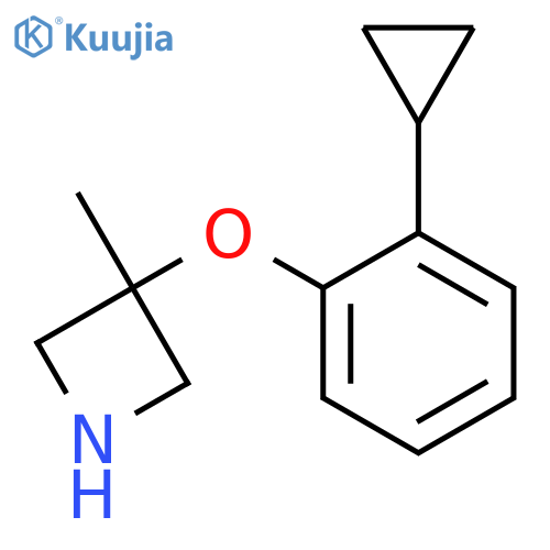 3-(2-cyclopropylphenoxy)-3-methylazetidine structure