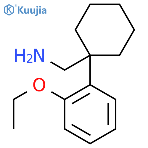 1-(2-ethoxyphenyl)cyclohexylmethanamine structure