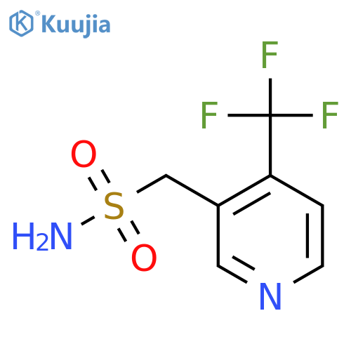 4-(trifluoromethyl)pyridin-3-ylmethanesulfonamide structure