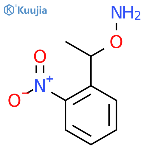 O-1-(2-nitrophenyl)ethylhydroxylamine structure