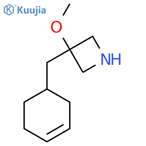 3-(cyclohex-3-en-1-yl)methyl-3-methoxyazetidine structure