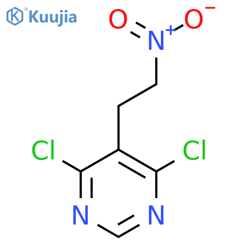 4,6-dichloro-5-(2-nitroethyl)pyrimidine structure