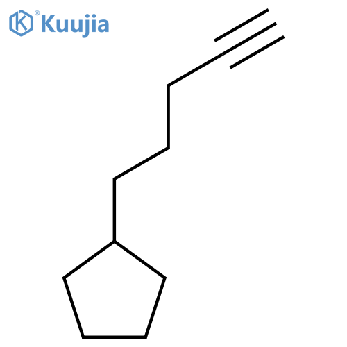 (pent-4-yn-1-yl)cyclopentane structure