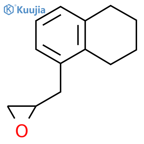 2-(5,6,7,8-tetrahydronaphthalen-1-yl)methyloxirane structure