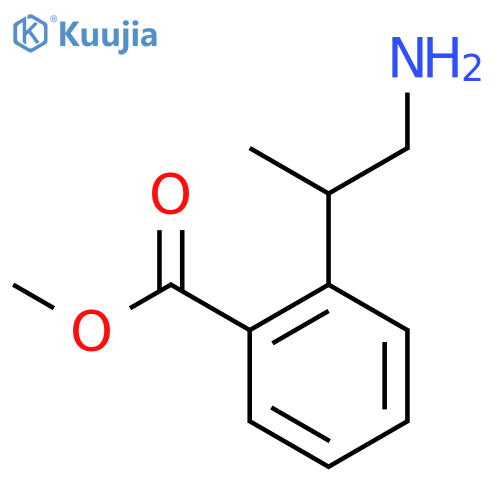 methyl 2-(1-aminopropan-2-yl)benzoate structure