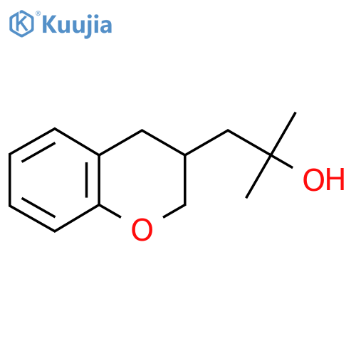 1-(3,4-dihydro-2H-1-benzopyran-3-yl)-2-methylpropan-2-ol structure