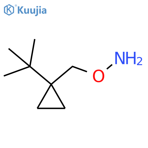O-(1-tert-butylcyclopropyl)methylhydroxylamine structure