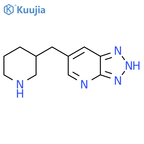 3-({3H-1,2,3triazolo4,5-bpyridin-6-yl}methyl)piperidine structure