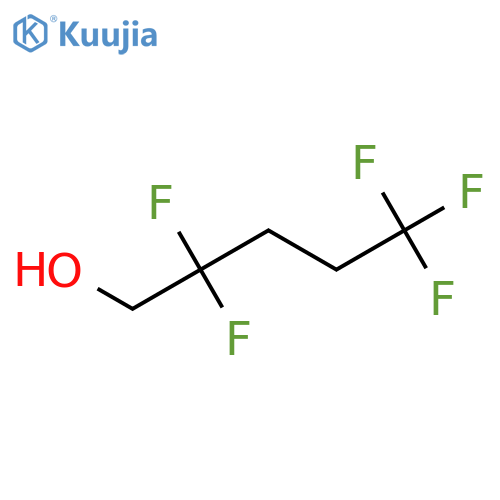 2,2,5,5,5-pentafluoropentan-1-ol structure