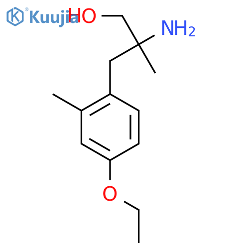 2-amino-3-(4-ethoxy-2-methylphenyl)-2-methylpropan-1-ol structure