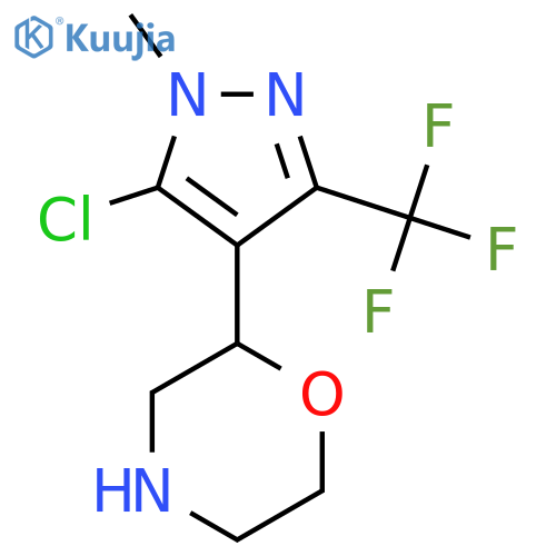 2-5-chloro-1-methyl-3-(trifluoromethyl)-1H-pyrazol-4-ylmorpholine structure