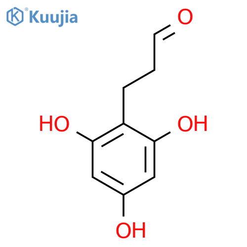 3-(2,4,6-trihydroxyphenyl)propanal structure