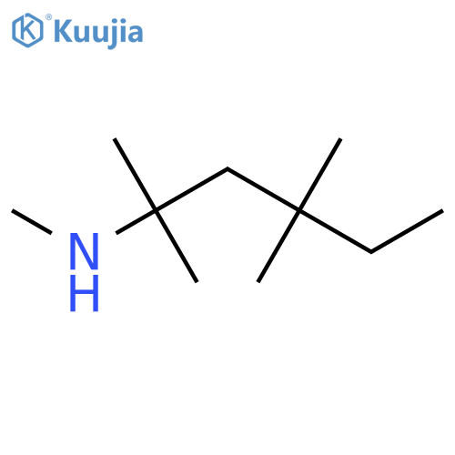 methyl(2,4,4-trimethylhexan-2-yl)amine structure