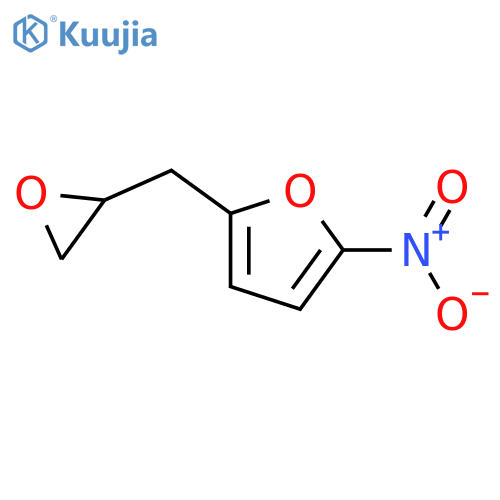 2-nitro-5-(oxiran-2-yl)methylfuran structure
