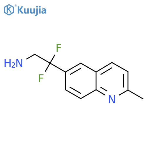 2,2-difluoro-2-(2-methylquinolin-6-yl)ethan-1-amine structure