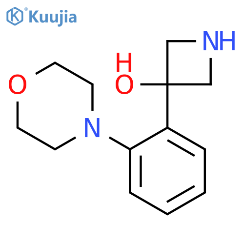3-2-(morpholin-4-yl)phenylazetidin-3-ol structure