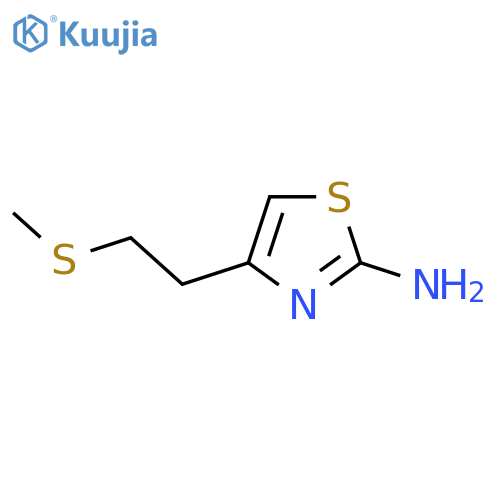 4-2-(methylsulfanyl)ethyl-1,3-thiazol-2-amine structure