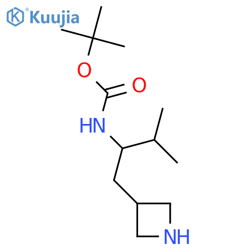 tert-butyl N-1-(azetidin-3-yl)-3-methylbutan-2-ylcarbamate structure