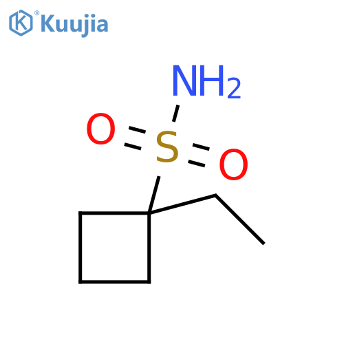 1-ethylcyclobutane-1-sulfonamide structure