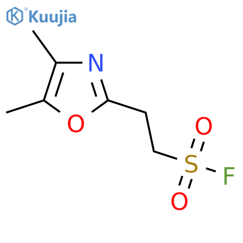 2-(dimethyl-1,3-oxazol-2-yl)ethane-1-sulfonyl fluoride structure