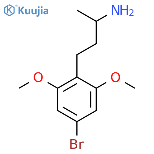 4-(4-bromo-2,6-dimethoxyphenyl)butan-2-amine structure