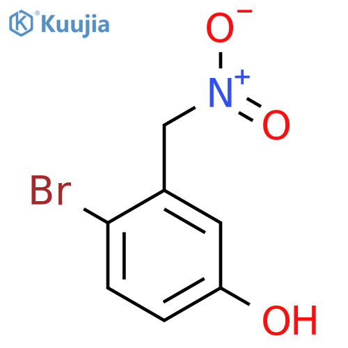4-bromo-3-(nitromethyl)phenol structure