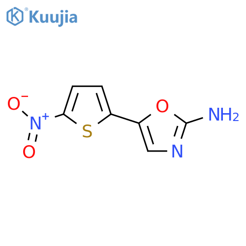5-(5-nitrothiophen-2-yl)-1,3-oxazol-2-amine structure
