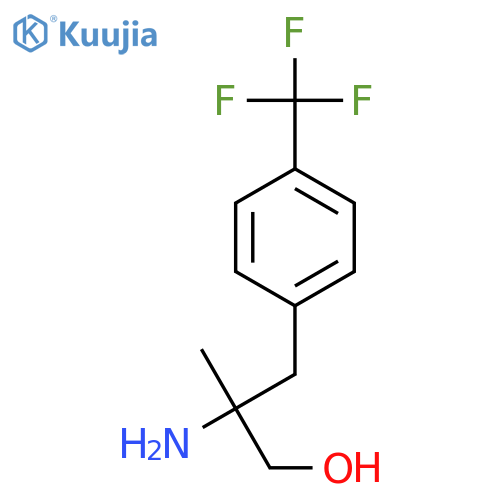2-amino-2-methyl-3-4-(trifluoromethyl)phenylpropan-1-ol structure