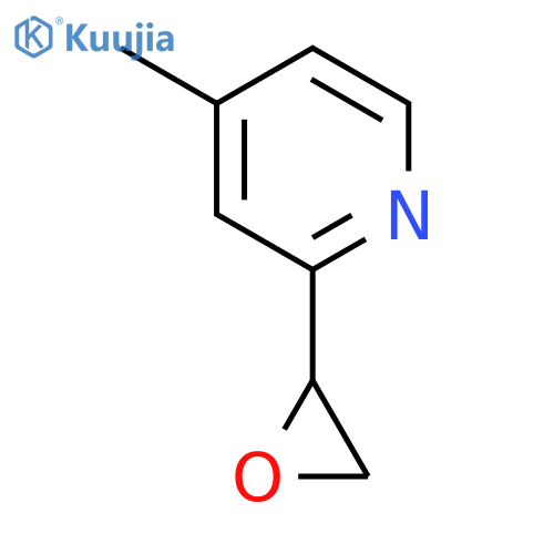 4-methyl-2-(oxiran-2-yl)pyridine structure
