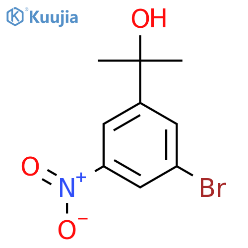 2-(3-Bromo-5-nitrophenyl)propan-2-ol structure