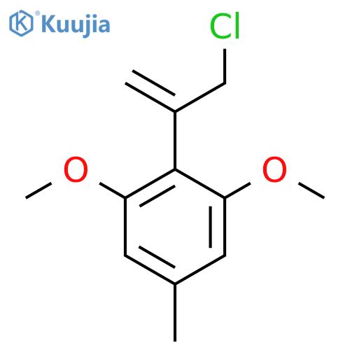 2-(3-chloroprop-1-en-2-yl)-1,3-dimethoxy-5-methylbenzene structure