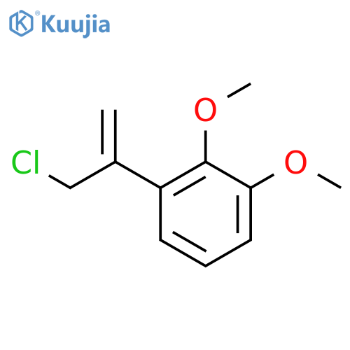 1-(3-chloroprop-1-en-2-yl)-2,3-dimethoxybenzene structure