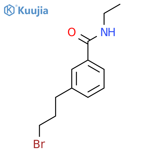 3-(3-bromopropyl)-N-ethylbenzamide structure